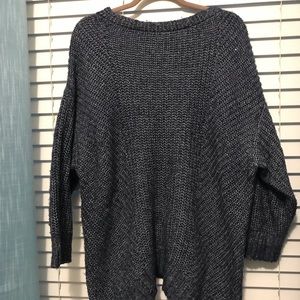 lou and grey oversized blue sweater